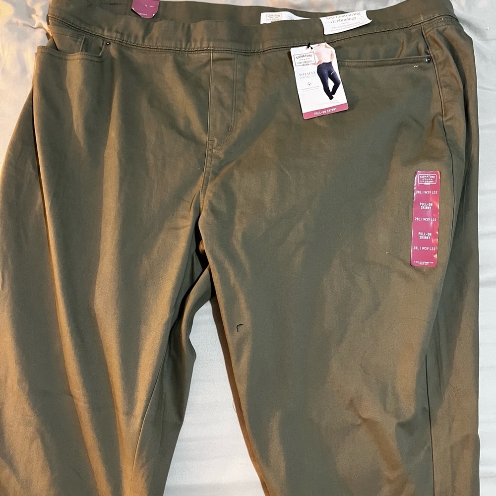 Green Plus Sized Pants